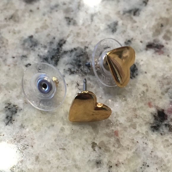 Premier Designs Jewelry - Gold Toned Heart Earring Studs